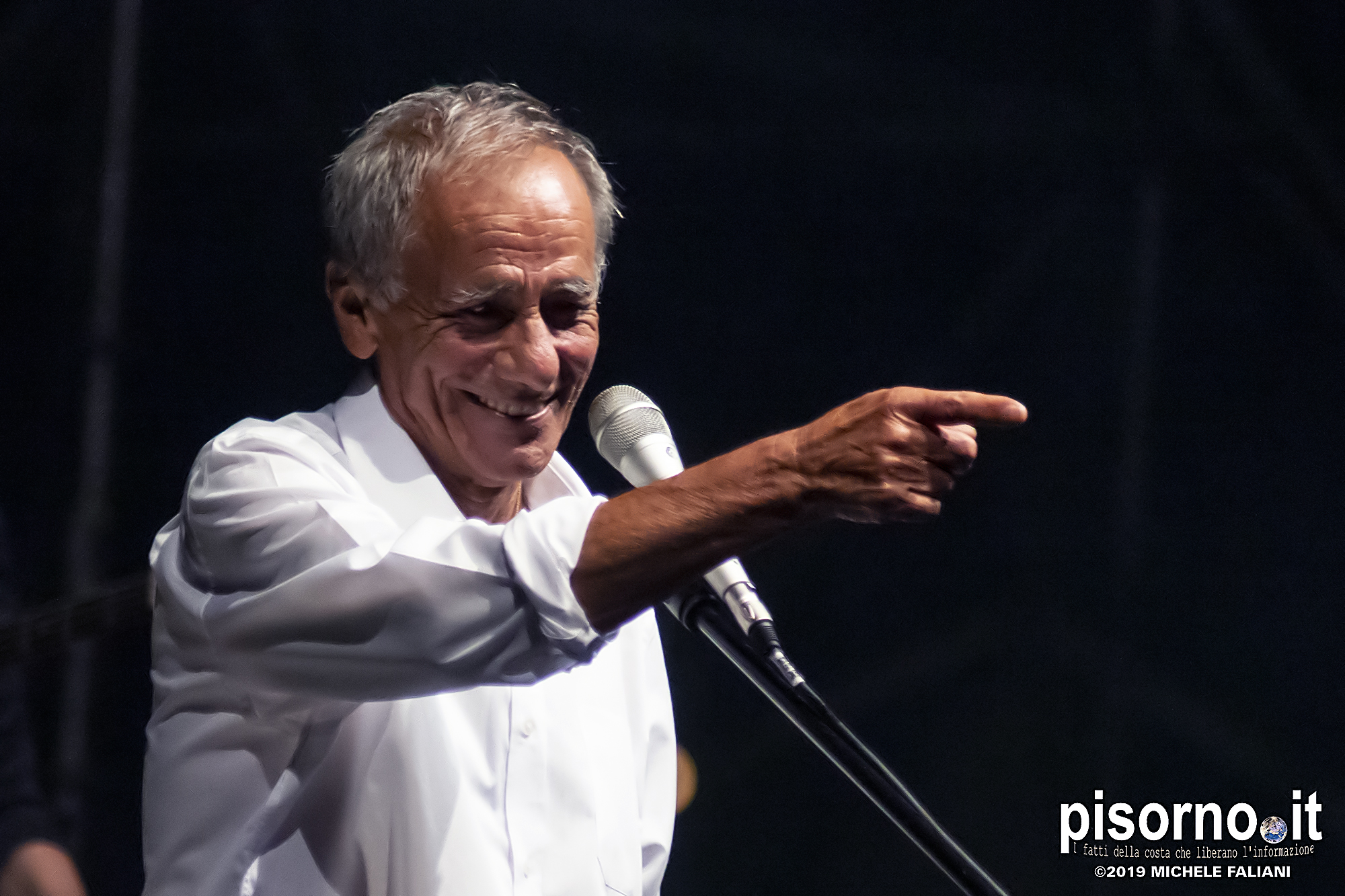 Roberto Vecchioni live @ Villa Bertelli (Forte dei Marmi, 16 Agosto 2019)